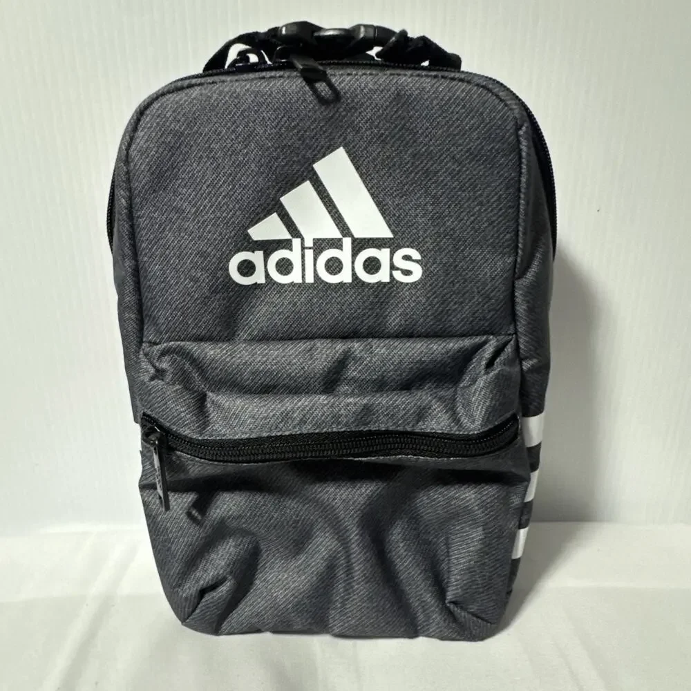 Adidas Santiago Lunch 3 Bag Grey Black New